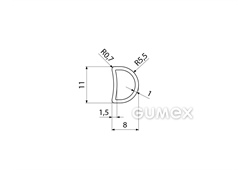 SILIKONPROFILE D-FORM